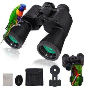 Compact HD Binoculars 20x50 for Adults Wildlife